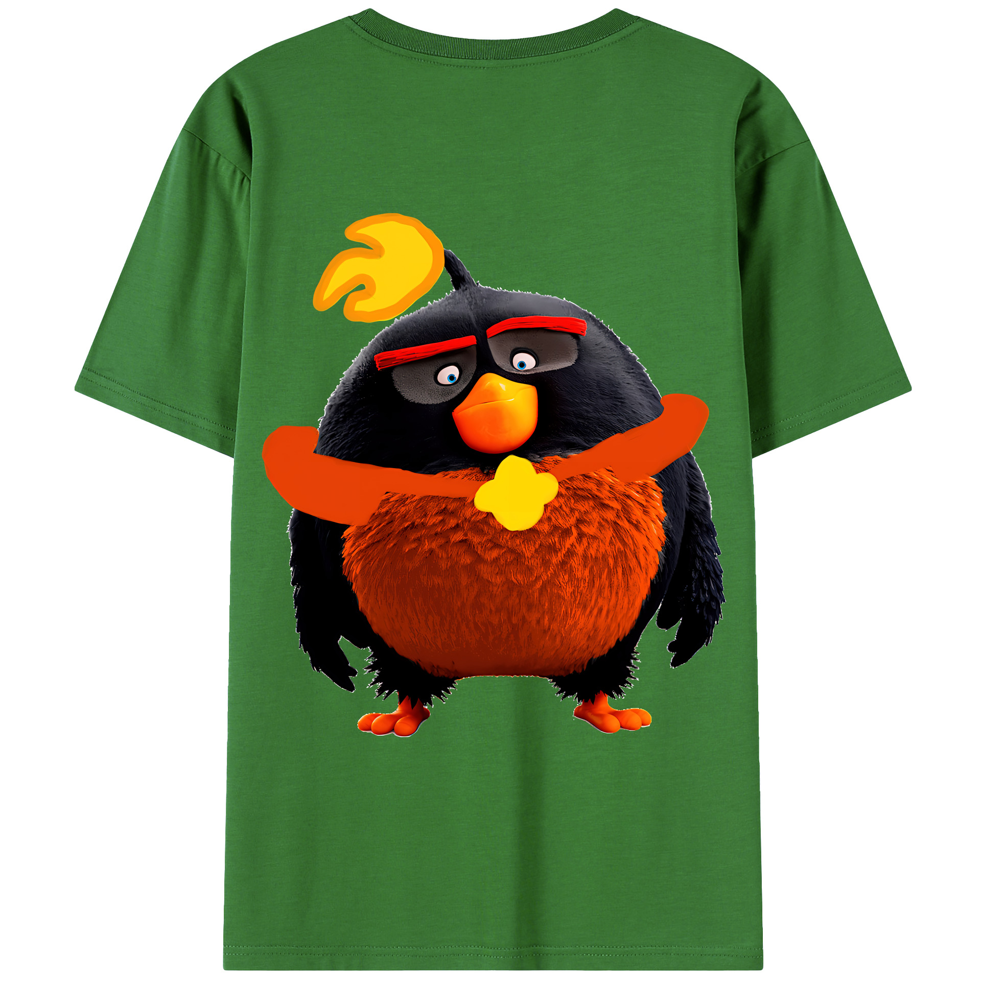 （画像用） Angry Birds アングリーバード レディース半袖Tシャツ(バックプリント)